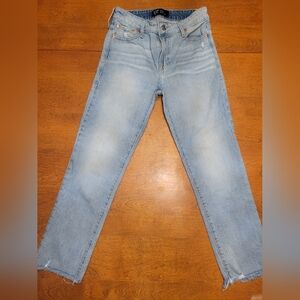GAP Slim Boyfriend Jeans Light Blue Wash With Light Whiskering | Size 24R | 00